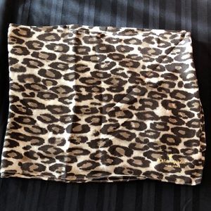 Kate Spade autumn leopard print infinity scarf